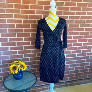 LOFT Polkadot Wrap Dress